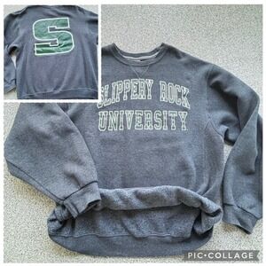 Vintage Slippery Rock University Pennsylvania 2 Sided XL Crewneck